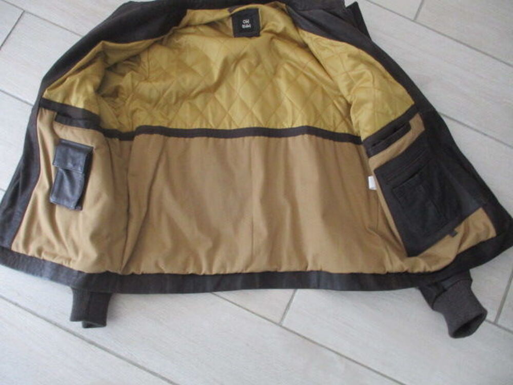 Gros blouson cuir Vêtements