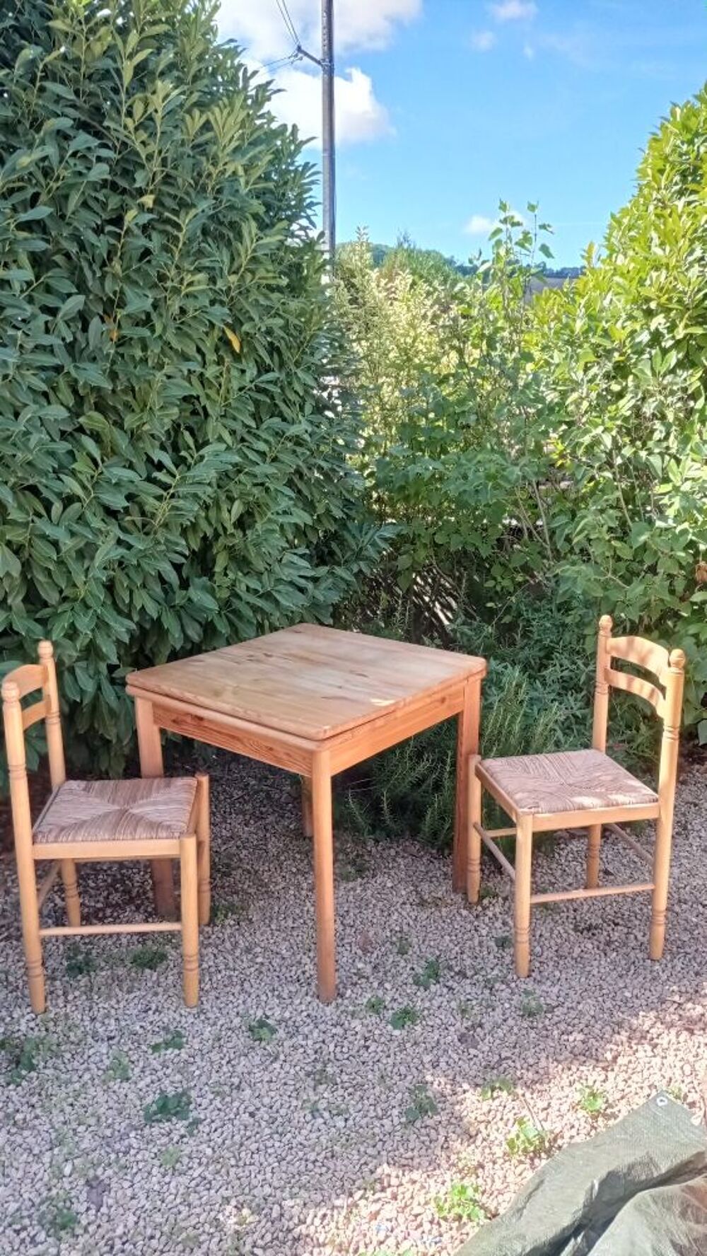 Lot de 4 chaises en bois Meubles