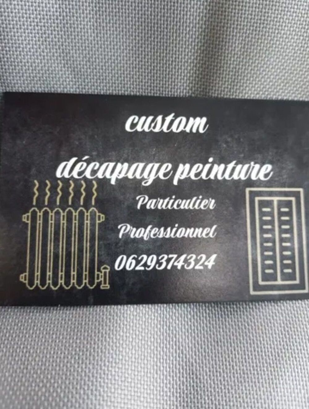   Décapage peinture  