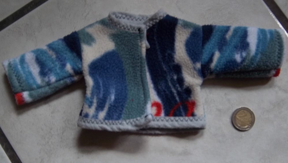 Veste ton bleu poup&eacute;e Jeux / jouets