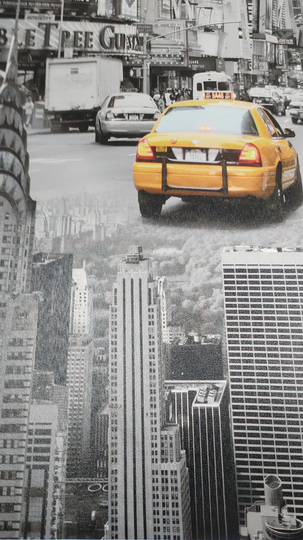 Tableau sur Toile - Impression New York City - Armature Bois Décoration