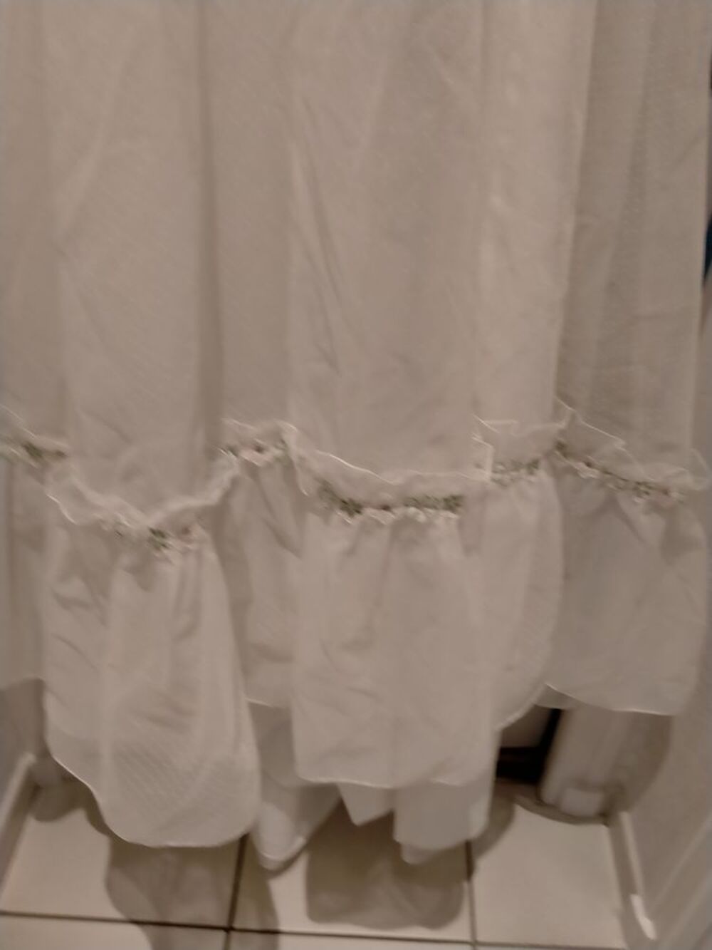 Robe de mari&eacute;e des ann&eacute;es 1970, taille 44 Vtements