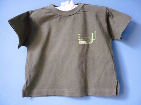 T-shirt Gmo kaki garon bb 2 ans tbe 1 Brienne-le-Chteau (10)