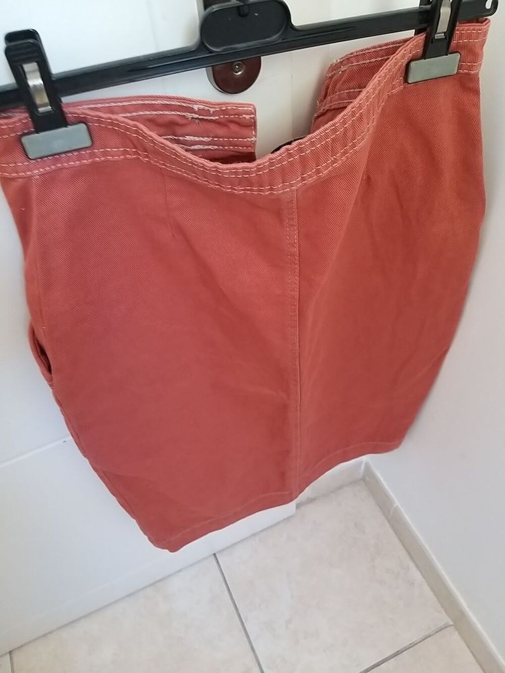 jupe droite coton Vêtements