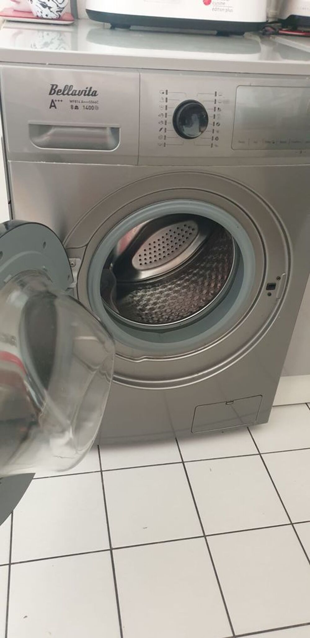 Lave-linge grande capacit&eacute; gris 8 kg Electrolux bon &eacute;tat Electroménager