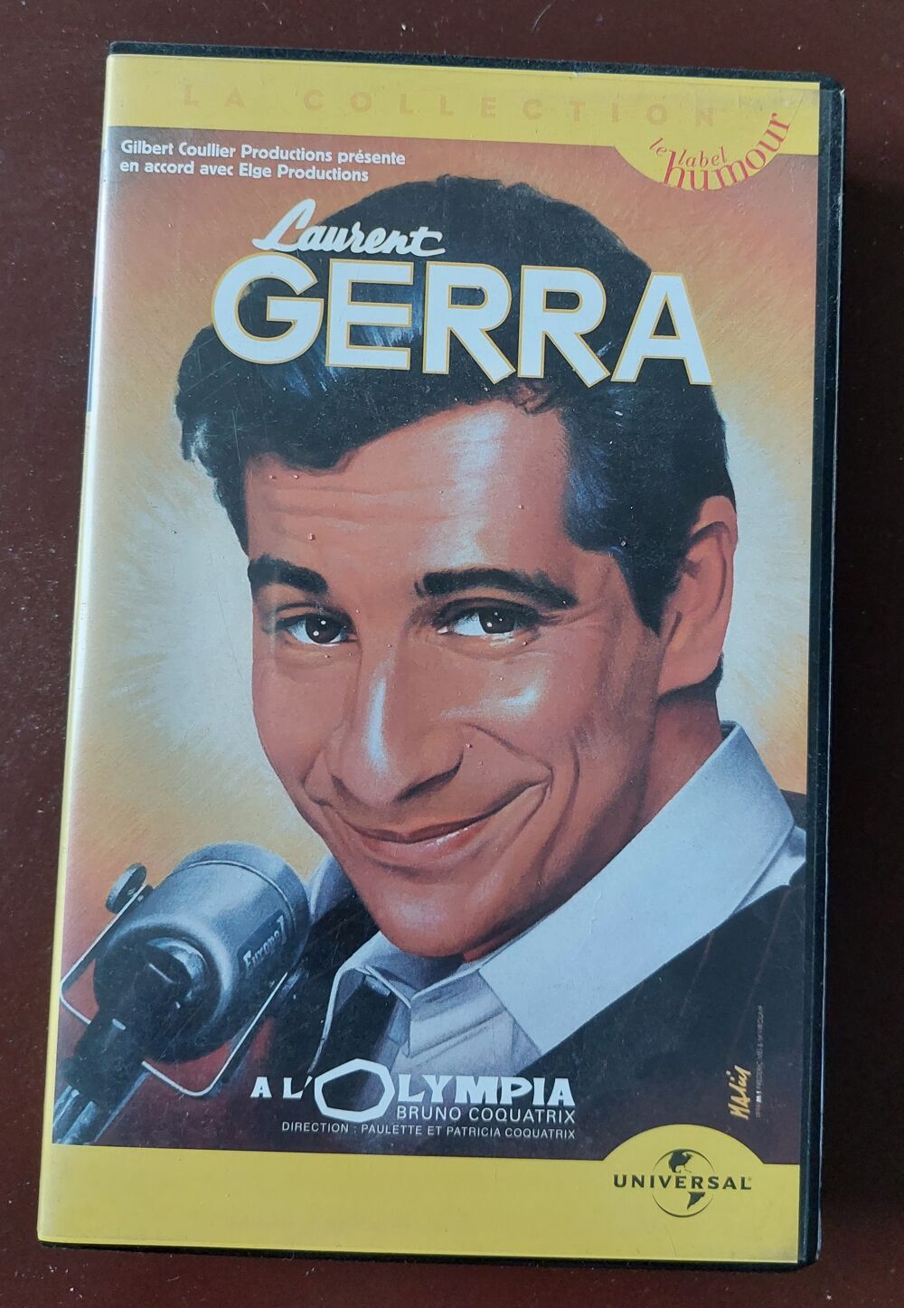 K7 VHS "LAURENT GERRA" &agrave; l'Olympia DVD et blu-ray