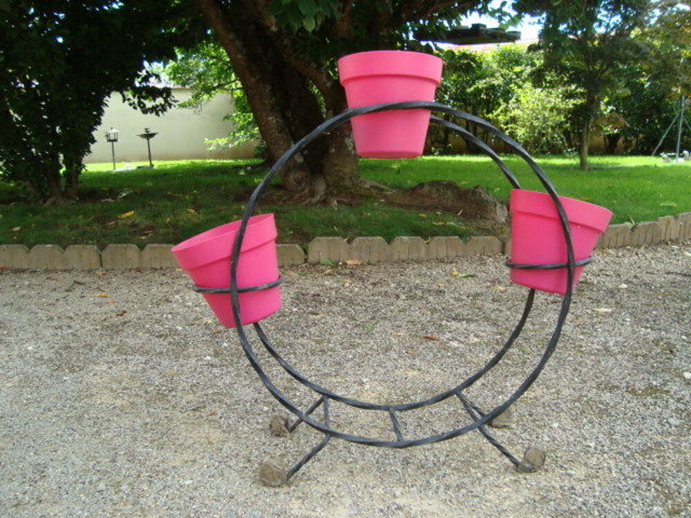 porte pots fer forge Décoration