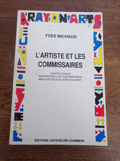 L' artiste et les commissaires Yves Michaud ditions Jacquel 4 Laval (53)