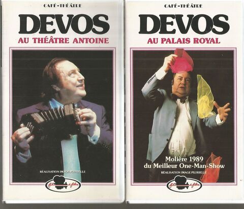 Coffret VHS DEVOS au palais royal et au thtre Antoine 7 Montauban (82)