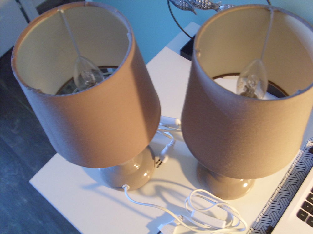 Lot 2 lampes de chevet Décoration