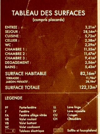  Maison � vendre 4 pi�ces 82 m�