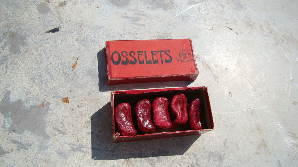 Ancien jeu d'osselets - ELD Paris ann&eacute;es 1930 / 1940 Jeux / jouets