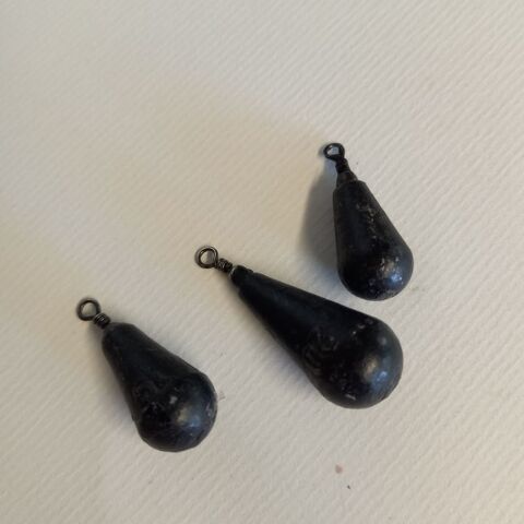 Lot de 3 Plombs d' Arlesey noir, de poids différents 5 Saumur (49)