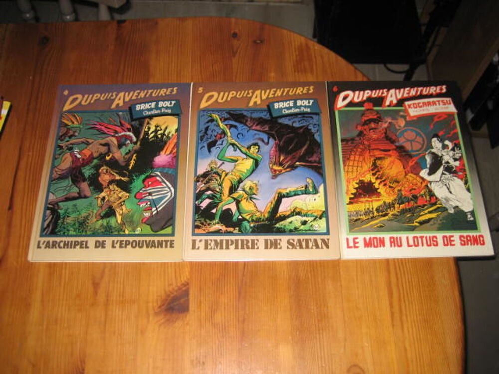 lot 3 bd DUPUIS AVENTURES 4+5+6 brice bolt kogartsu eo Livres et BD