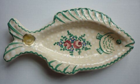 Poisson porcelaine coupelle vide-poche (FORAH fait main) 16 Loivre (51)