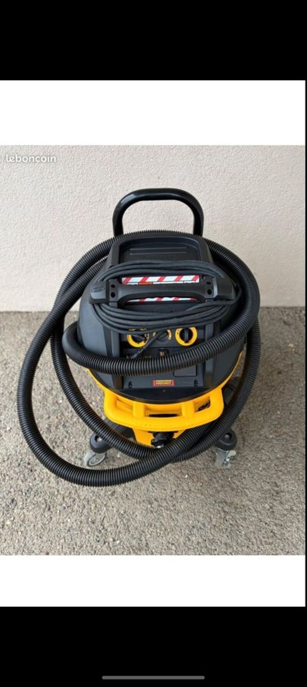 Aspirateur de chantier DEWALT 38 L sur roulettes Bricolage