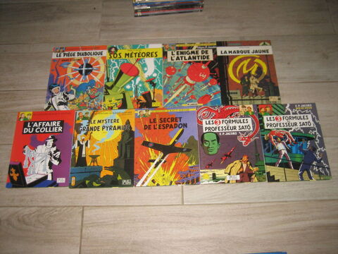 lot 9 bd BLAKE ET MORTIMER dition delville dos blanc 40 Czy (89)