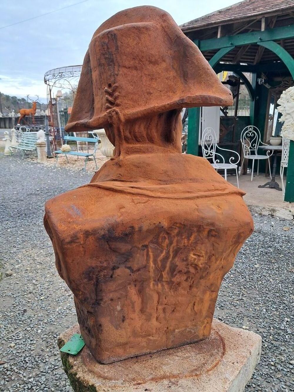 Statue, buste Napol&eacute;on en fonte Décoration