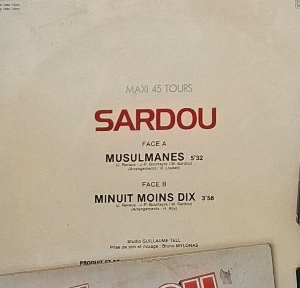 9 vynils SARDOU CD et vinyles