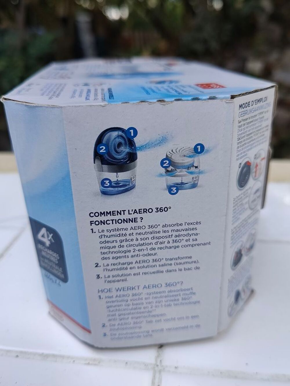 Bo&icirc;te neuve 4 recharges tablettes RUBSON A&eacute;ro 360&deg; Bricolage