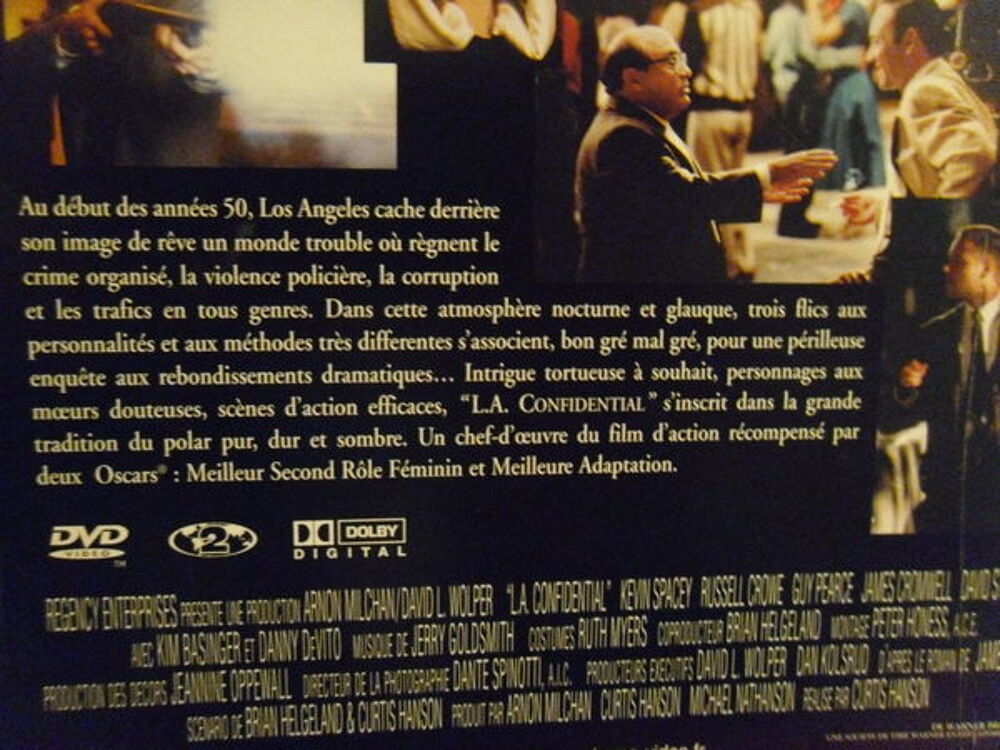 Dvd film : LA Confidentiel film culte TBE 3€ DVD et blu-ray