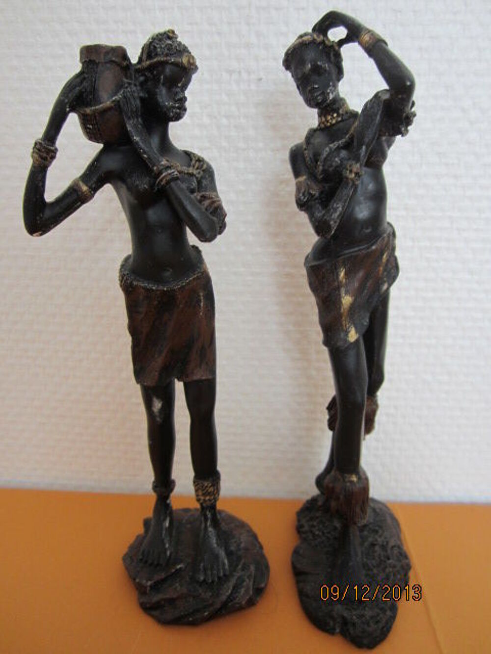 Vase ou Coupe en CORNE d&eacute;coration "AFRICA"
