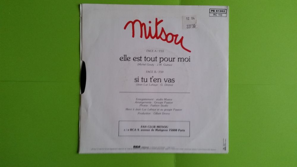 MITSOU CD et vinyles