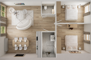  Appartement � vendre 3 pi�ces 62 m�