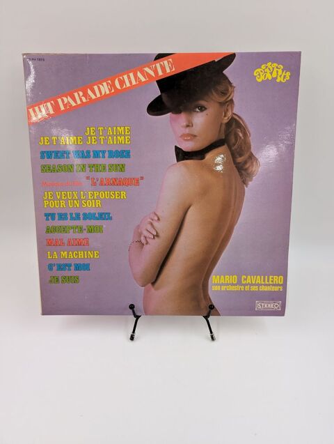 Vinyle 33 tours Hit Parade chante : Mario Cavallero  3 Vulbens (74)