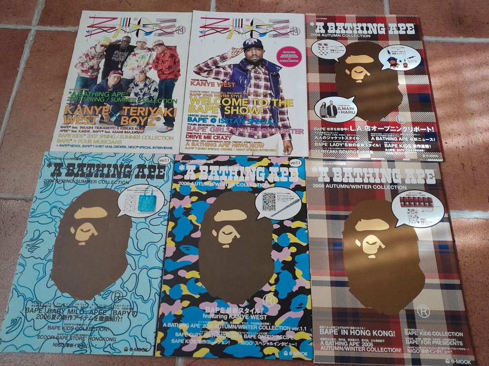 A Bathing Ape Bape E-MOOK Catalogue 2006 2007 2008 Pharrell Livres et BD