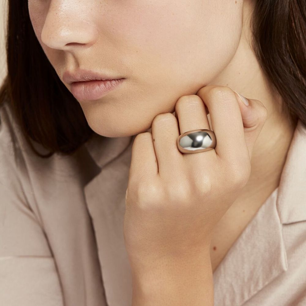 Bague acier Bijoux et montres