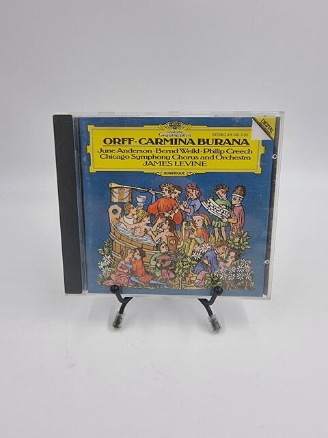 CD de musique Orff Carmina Burana (James Levine) en boite 1 Vulbens (74)
