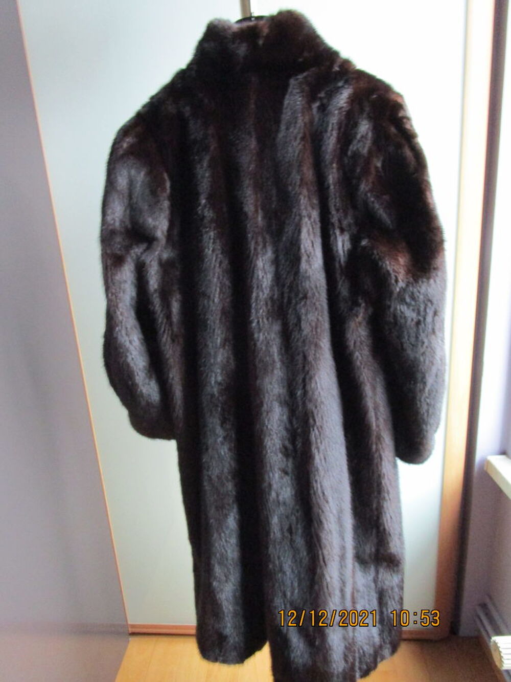 Manteau de vison noir discount
