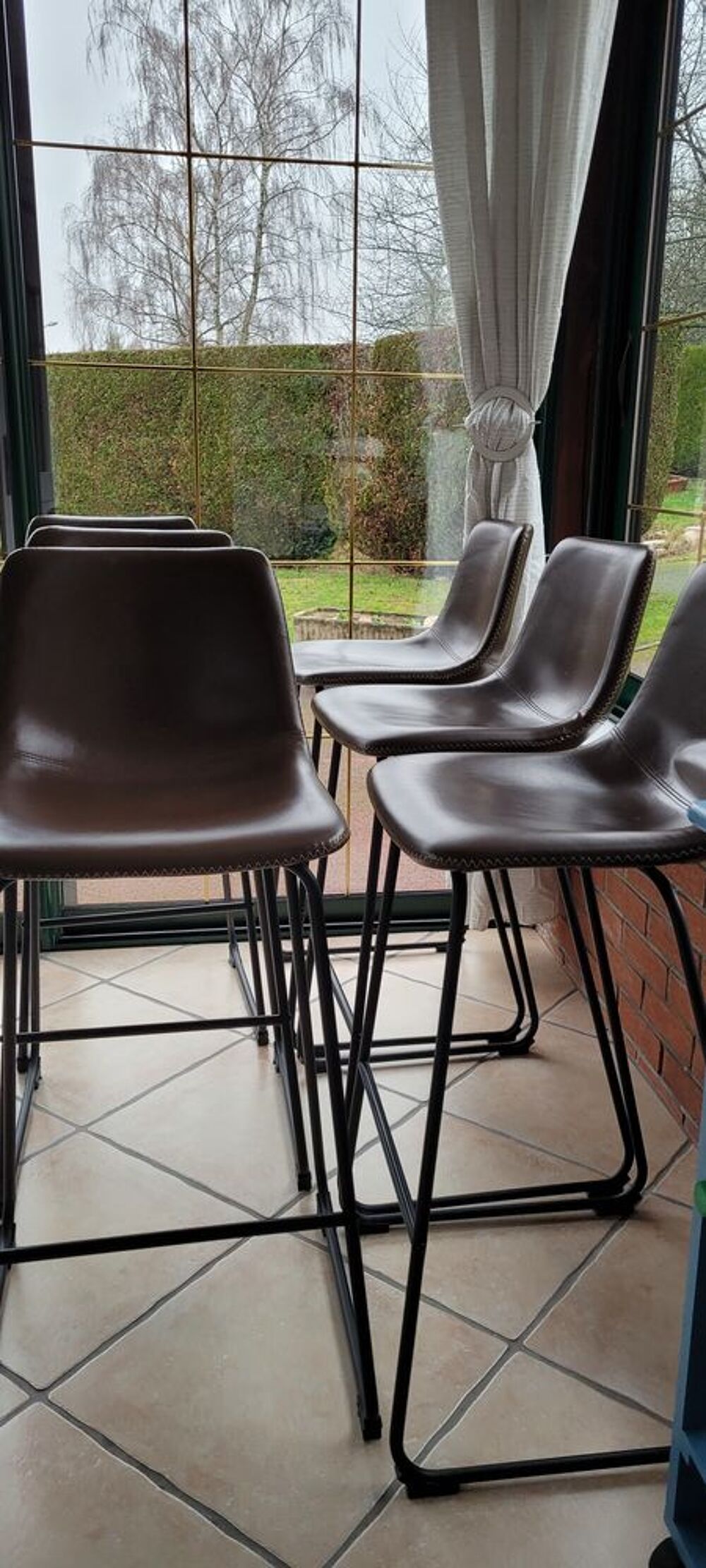 A saisir lot de 6 tabouret de bar H 73 cm Cuisine