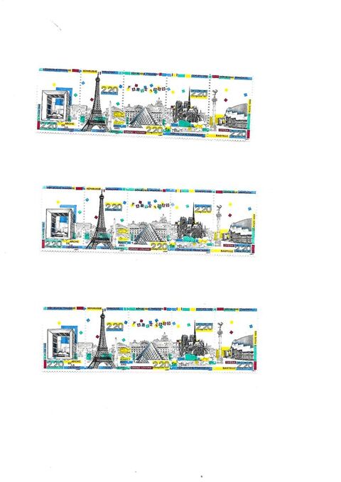 Timbres   Panorama de PARIS   0 Mulhouse (68)