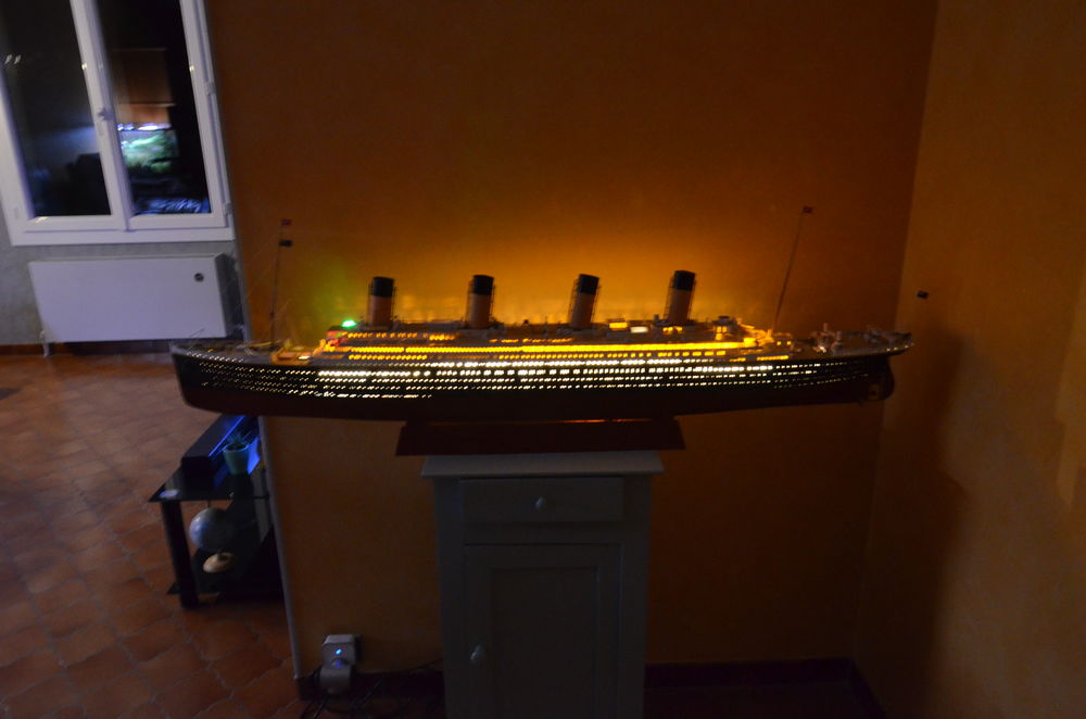Maquette RMS Titanic Trumpeter au 1/200&egrave;me 