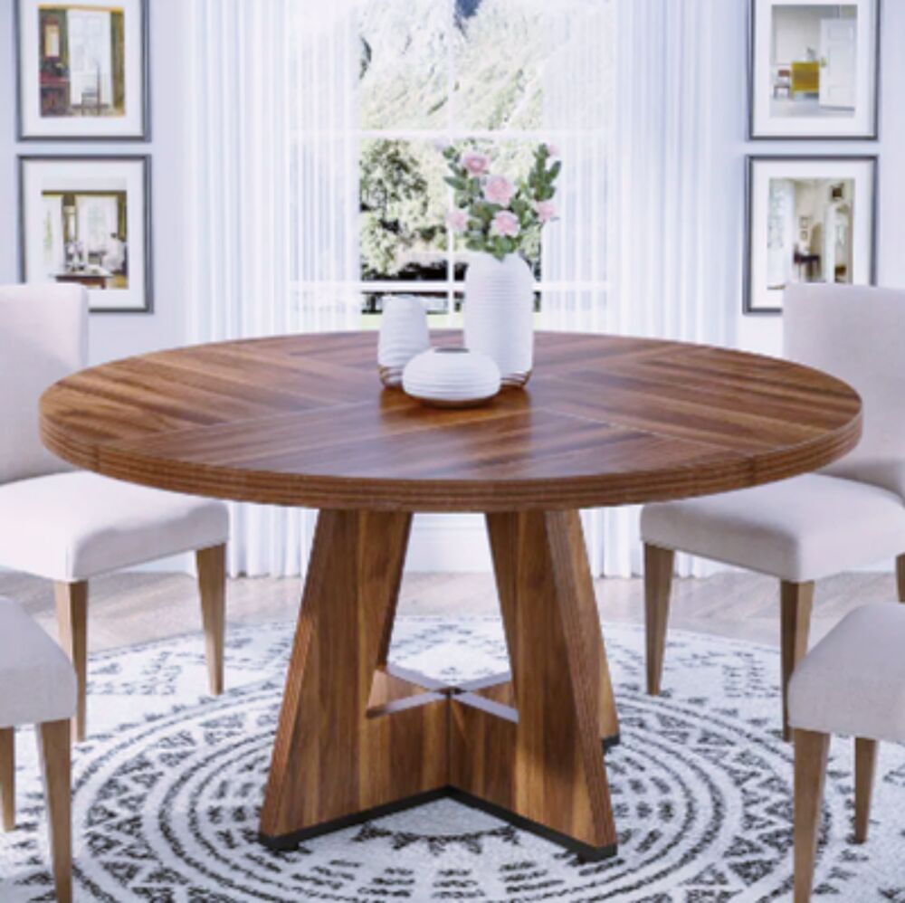  Table ronde en bois massif ? esprit convivial et design g&eacute;o Meubles
