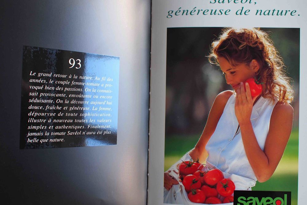 TOMATES SAVEOL 10 ans de communication, 