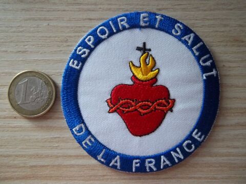 écusson catholique scout sacré c?ur France patriotique 5 Valognes (50)