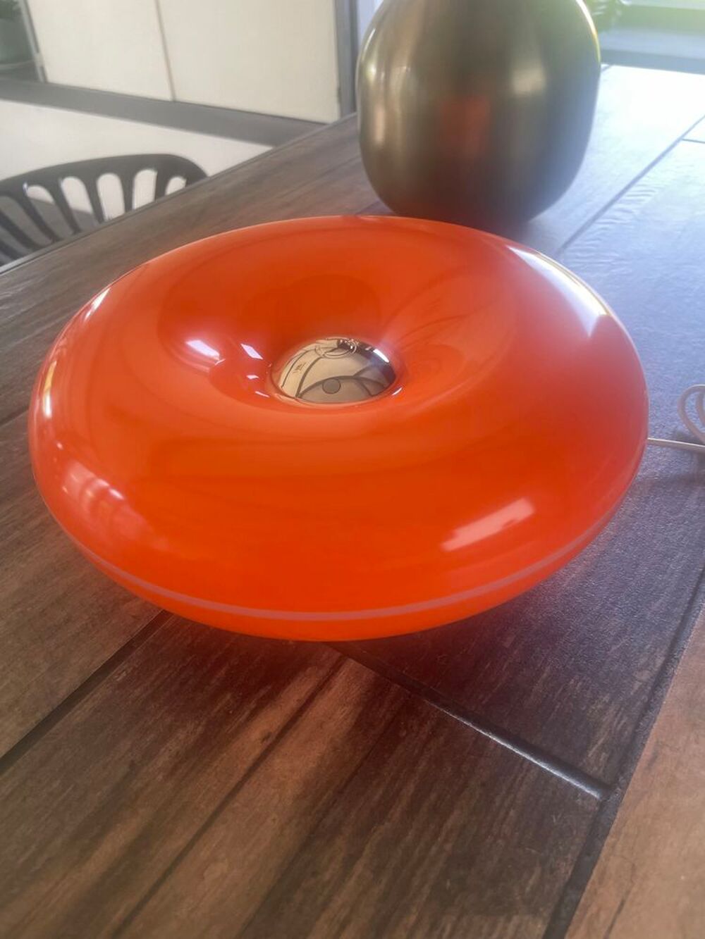 lampe donuts orange Décoration