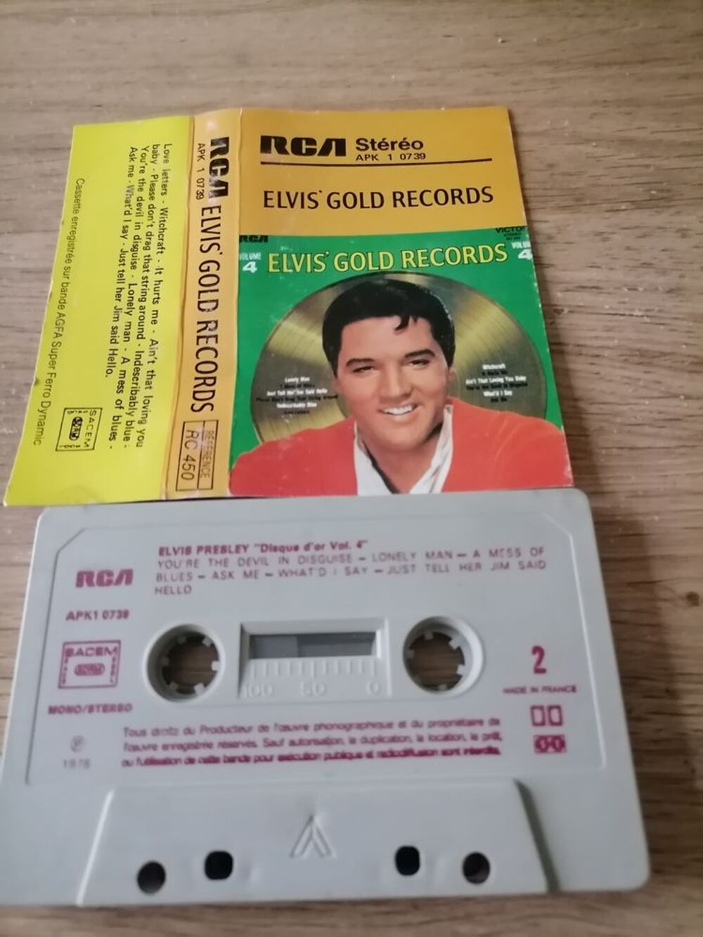 K7 audio CD et vinyles