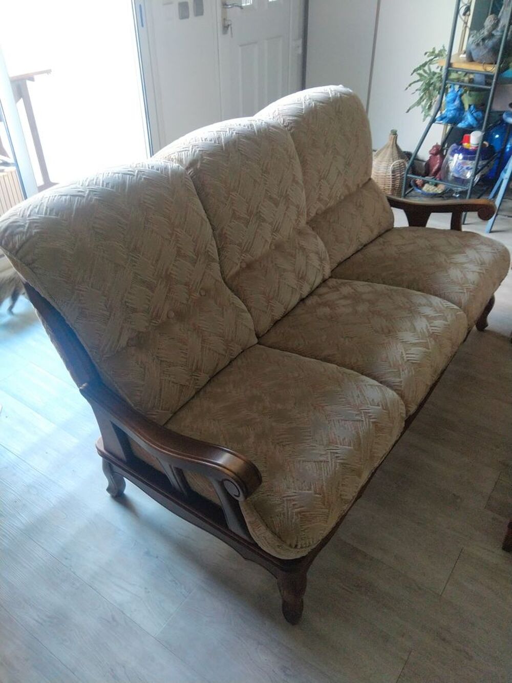 Canap&eacute; + 2 fauteuils + Table basse Meubles