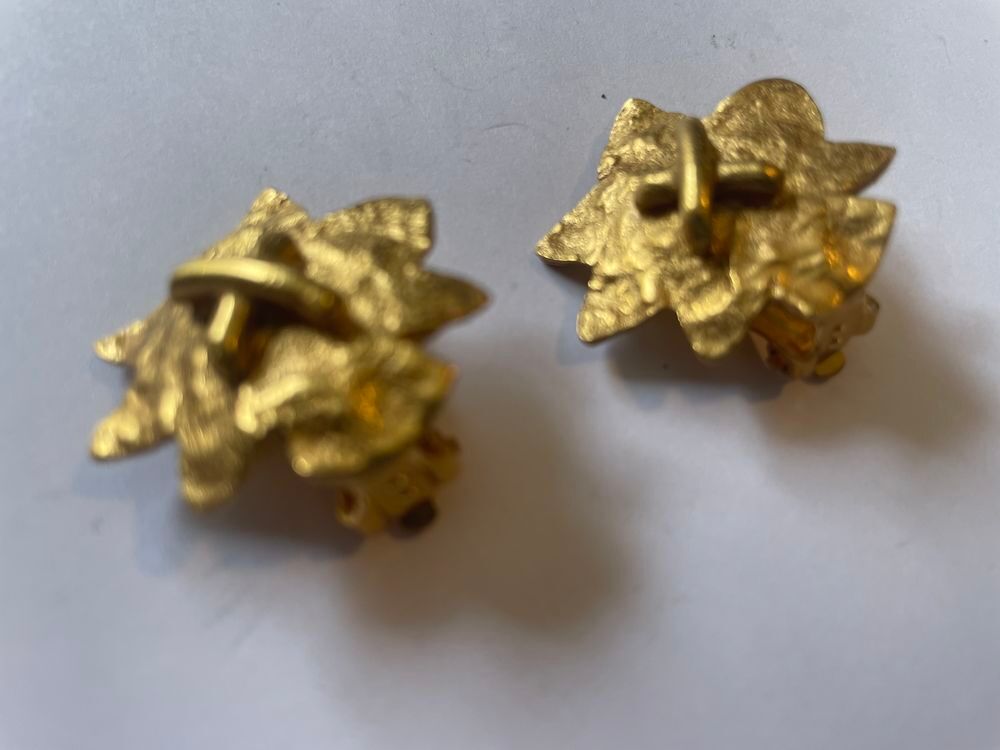 BO Boucles d'Oreilles dor&eacute;e &eacute;toile croisillon ANTIGONA Bijoux et montres