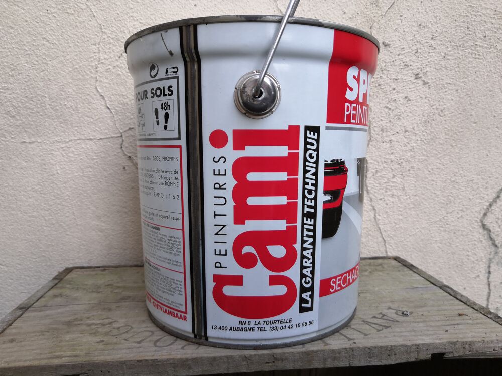 PEINTURE neuve *GRIS moyen* pour sol et tous support poreux Bricolage