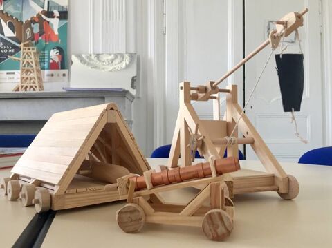 Maquettes mdivales en bois, fonctionnelles,  monter 6 Nantes (44)