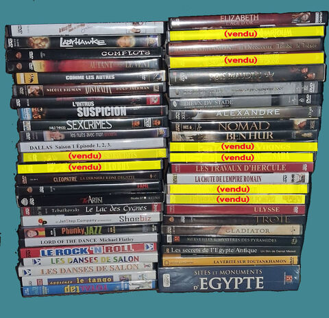 Lot DVD, 1€ pour 2 ou 3 dvd 0.35 Nîmes (30)