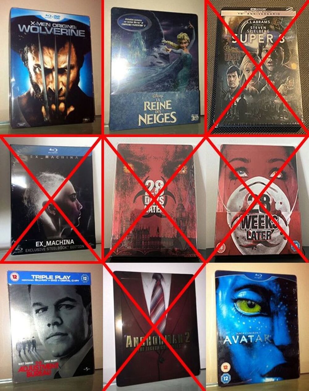 Blu Ray Steelbook de FR, BE, IT, UK - mrtsteph DVD et blu-ray