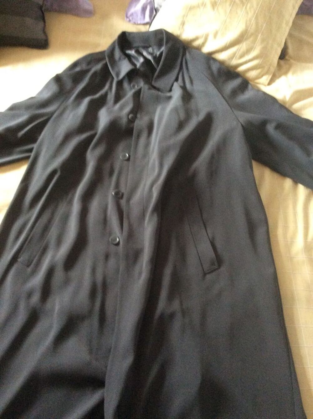 Manteau homme Bugatti cr&egrave;pe microtine T 56. Vêtements