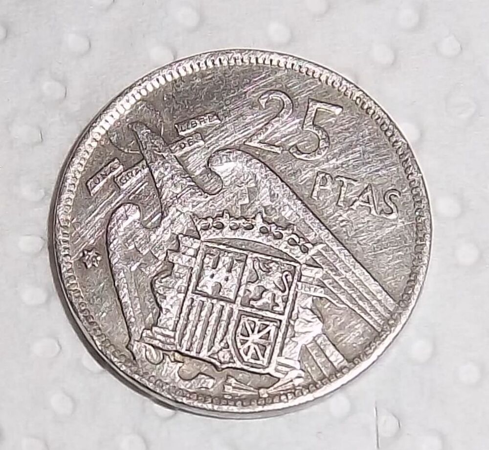 25 ptas 1957 