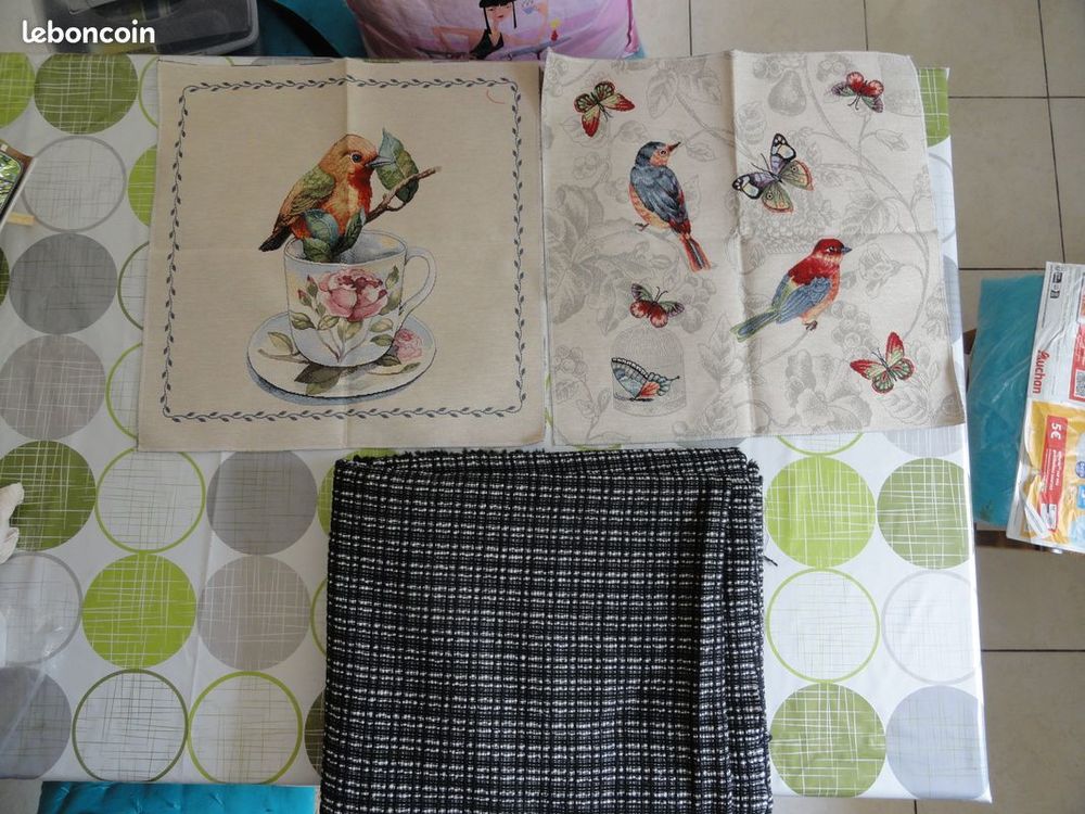 Tissu pour manteau et carre tissu pour sac Bricolage